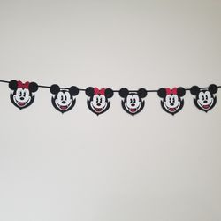 Vampire Mickey And Minnie Halloween Banner