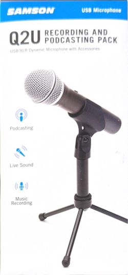 Samson Q2U USB/XLR Dynamic Microphone Pack