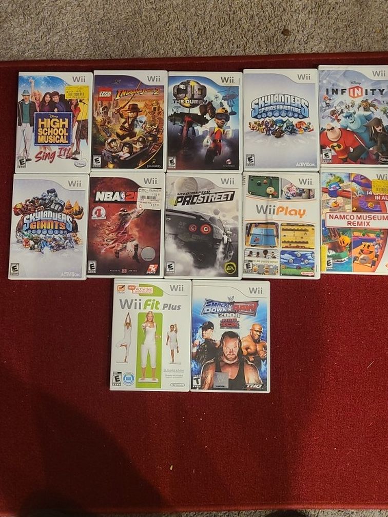Wii Games 10 Each