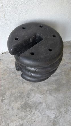 Tent weights for a tent