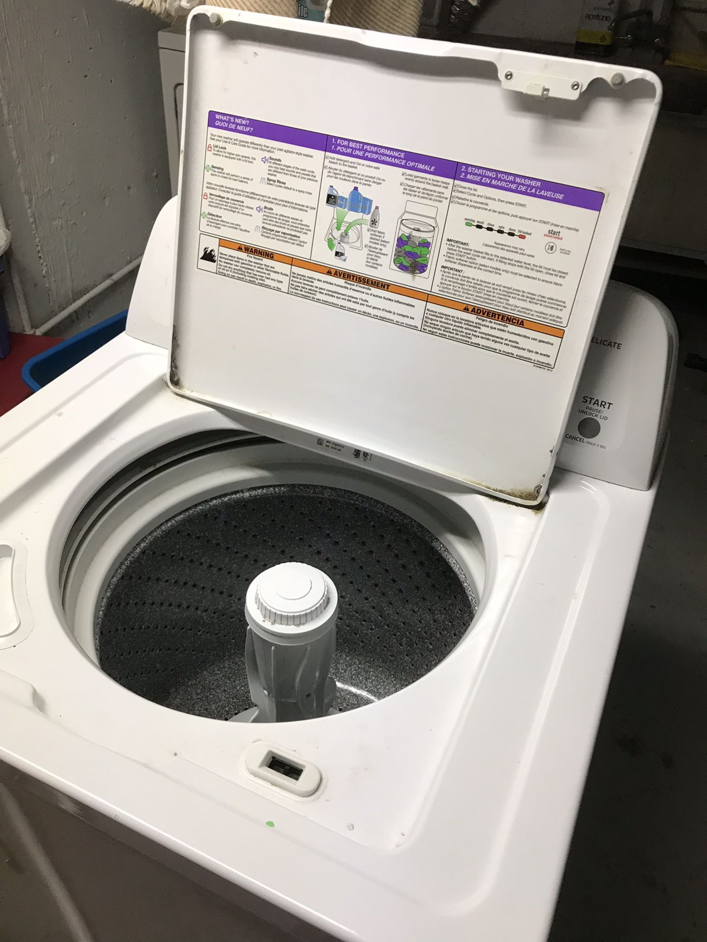 Admiral washer ATW4675YQ1 working great! for Sale in Evanston, IL