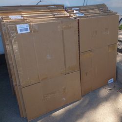 21 Brown Cardboard Moving Boxes - Storage Bins