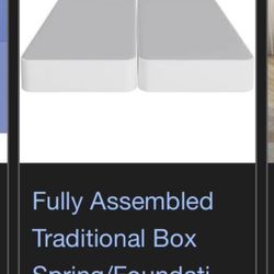 SERTA Never USED King Mattress & Box Springs