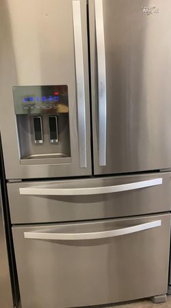 Whirlpool 4-Door Stainless Steel Refrigerator Fridge
