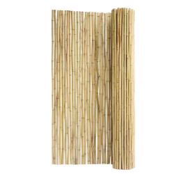 549*Natural Rolled Bamboo Fence, Eco-Friendly Bamboo Privacy Fence 6 ft H x 8 ft L x 0.75 in D. , Decorative Bamboo Privacy Screen for Garden, Backyar