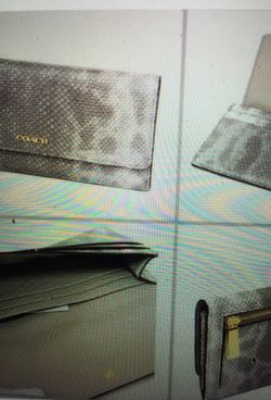 COACH MADISON PINNACLE EMBOSSED LIZARD WALLET (NEW)