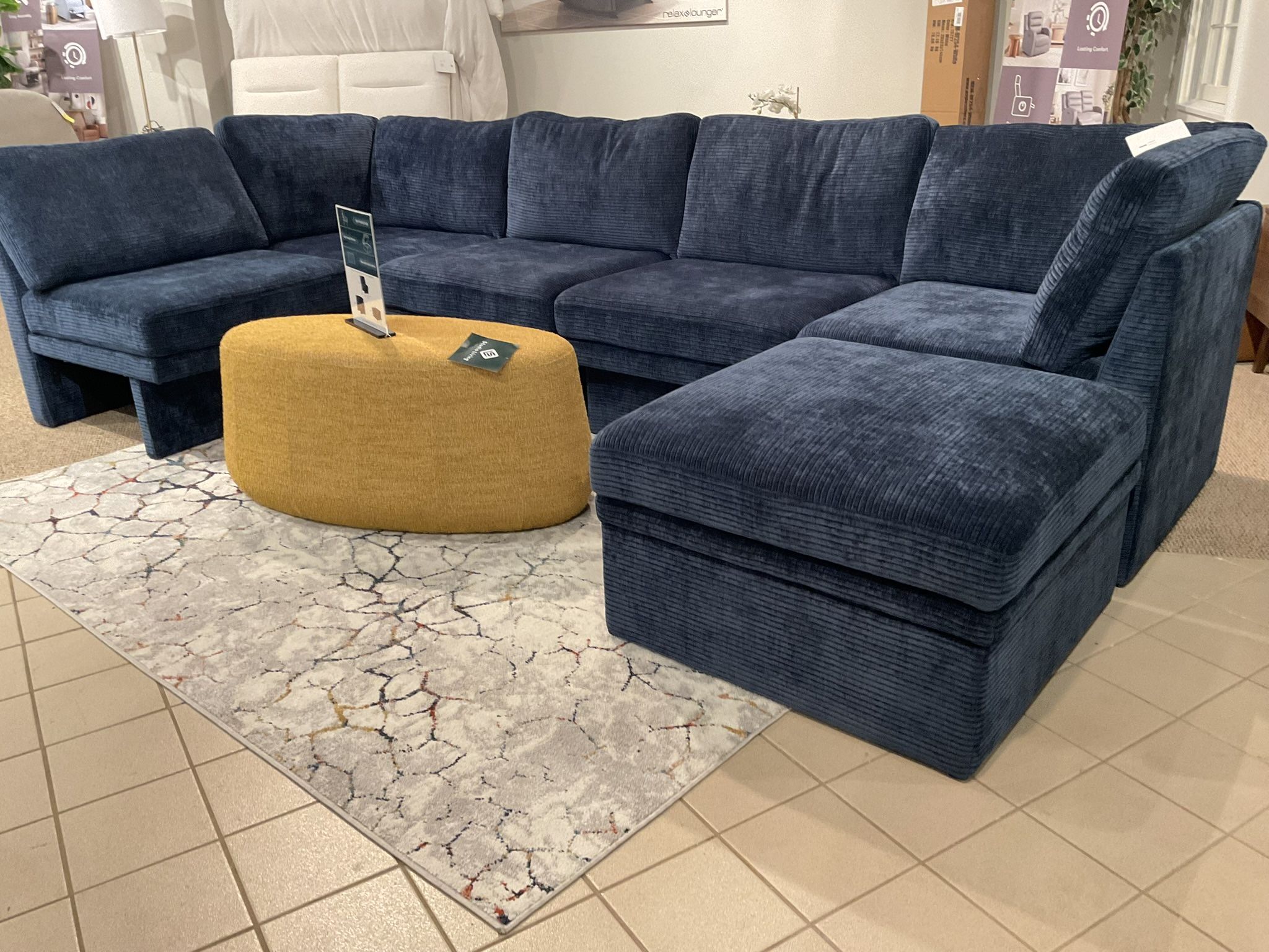 New Brady 6 piece modular sectional sofa