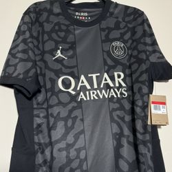 Nike Air Jordan x PSG Soccer Jersey Size Large Men New 
