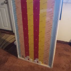 Handmade Plinko Game, You Can Charge $10 A Line You Get $10 The Winner Gets 50