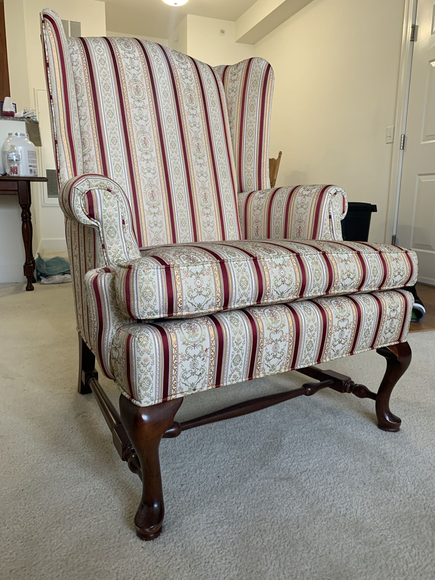 Beautiful Ethan Allen Home Interiors Wingback Chair- Like New!