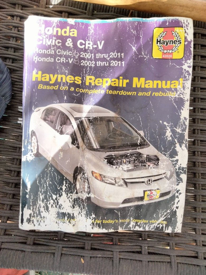 Haynes Civic- CRV Shop Manual