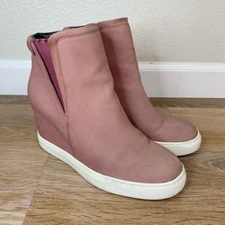 Kenneth Cole Kam Platform Wedge High Top Sneakers