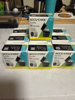 Accu-chek Guide test strips 50 per box