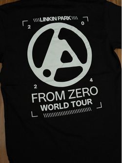 Linkin Park Official 2024 FROM ZERO Tour Large Metal Band Tee