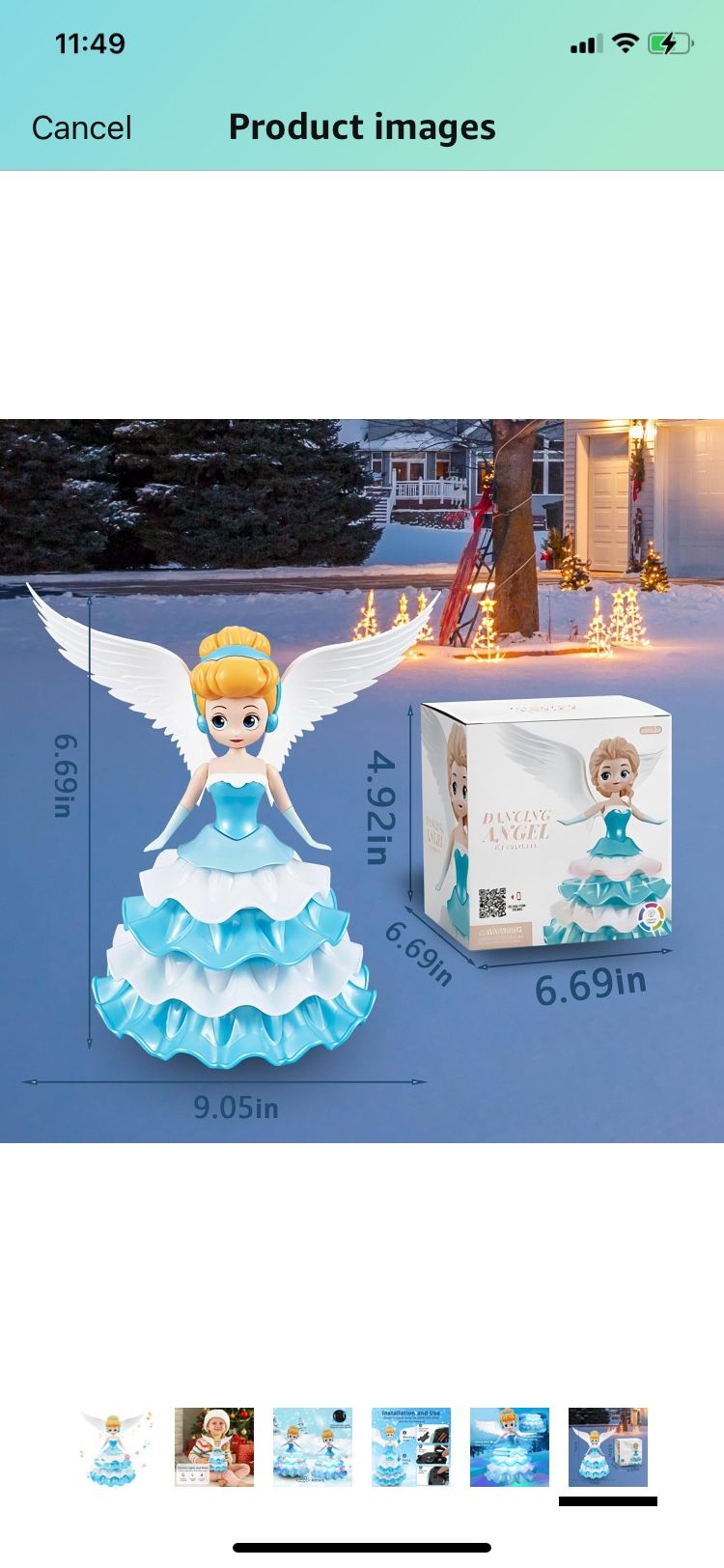 Dance Princess Colorful Flashing Lights & Singing Interactive Spin Robot Toys for Kids Ages 3 4 5 6