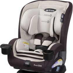 Safety 1st Everslim DLX Slim Convertible Car Seat– A 4-in-1 Convertible Child Safety Car Seats; Baby Car Seats for 5-100 lbs, Dunes Edge