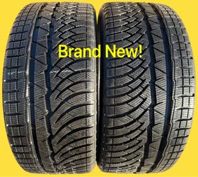 TWO BRAND NEW 235/35R20 Michelin Pilot Alpin PA4 Tires 235-35-20 235 35 20
