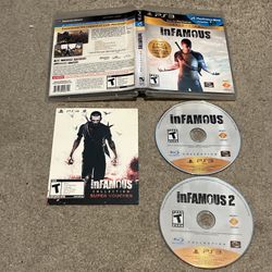 inFamous Collection Sony PlayStation 3 - 2 Full Complete Games PS3 CIB w/ Manual