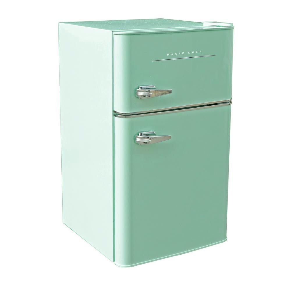 Magic Chef Retro Edition Compact Refrigerator Freezer