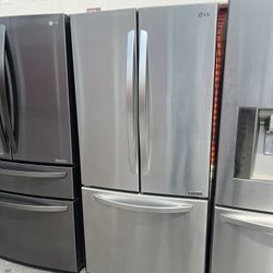 33” LG French Door Refrigerator Stainless Steel 