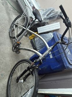 bicycle in good condition made of aluminum