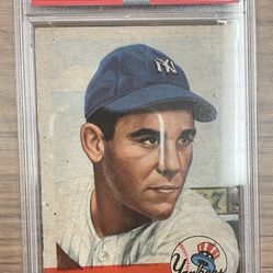 1953 TOPPS BASEBALL #104 YOGI BERRA PSA 3 VG