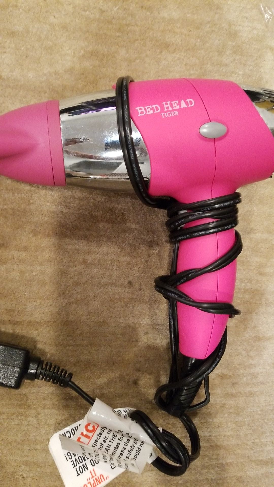 Bed head tigi pink hair dryer