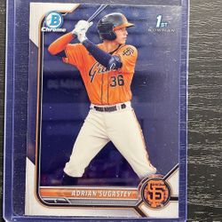 2022 Bowman Chrome Adrian Sugastey 1st Bowman Rookie Baseball Card #BCP-19
