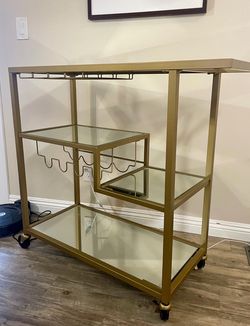 Bar cart - gold