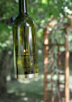 Wine Bottle Lanterns