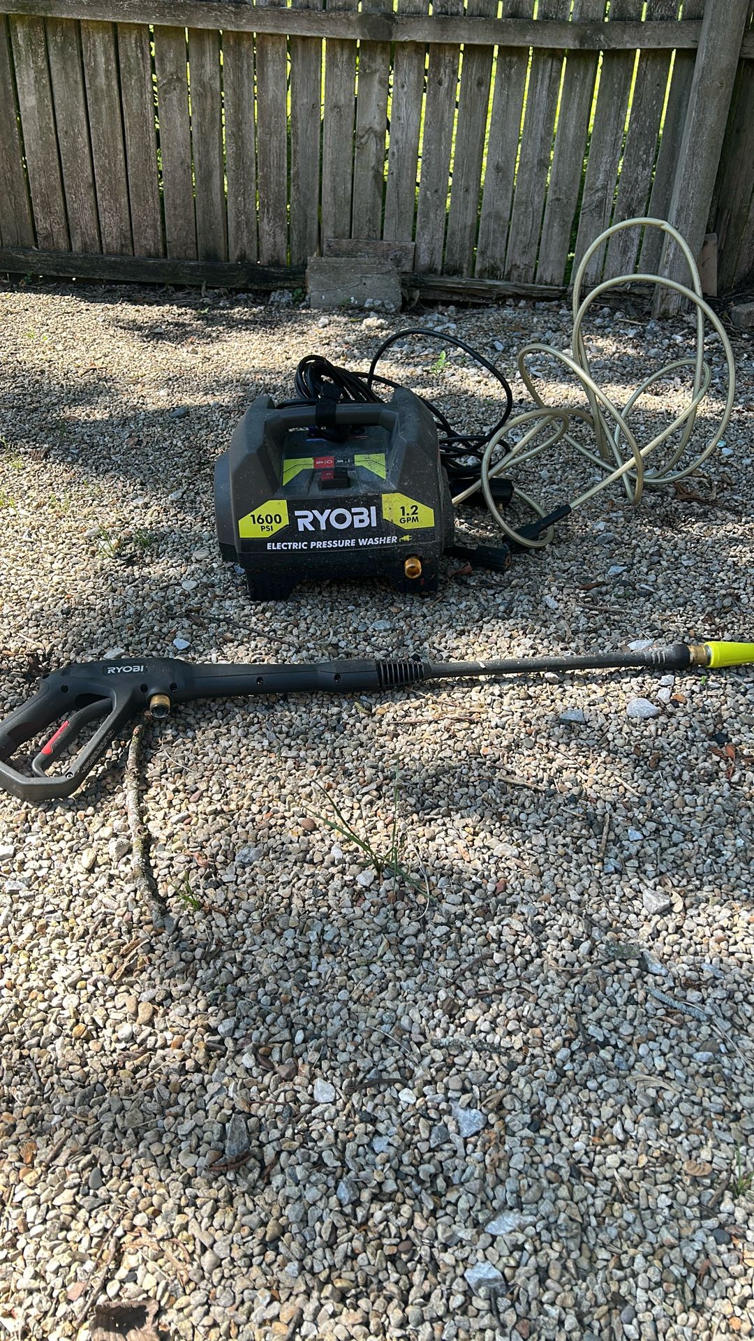 Ryobi Electric Pressure Washer 1600 PSI