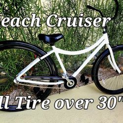 Cruiser  Bike LED Lighted Rims Tall Tire