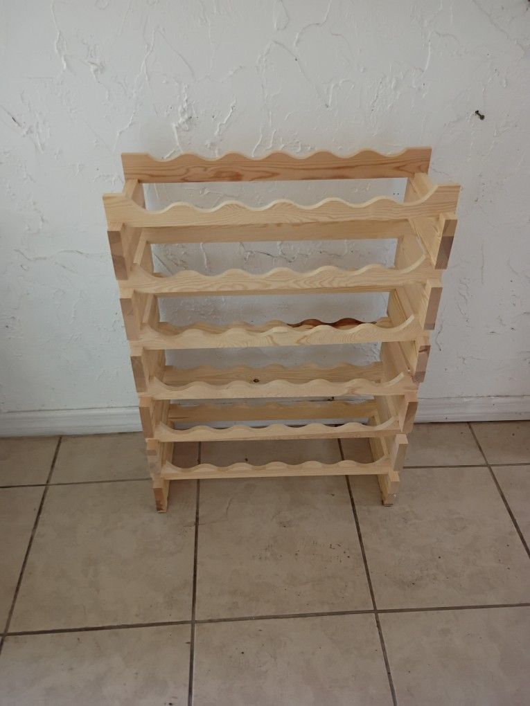 Wooden Wine Rack 