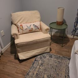 Cream Plush Extra Comfy Rocker