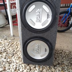 12 inch boss speakers with box