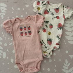 Set Of 2 Newborn Girl Clothes