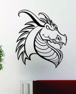 PRE MADE Wall Decal Home Decor Dragon