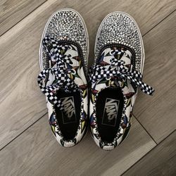 Colorful Nautical Star Vans Sneakers | Men 5 | Women 6.5
