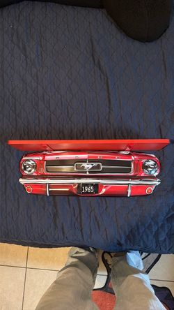 Ford mustang wood wall shelf