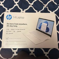 HP 14 laptop 