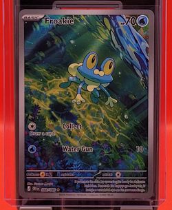 2026 Pokemon Mega Evolution Chaos Rising Froakie Illustration Rare #088/086, FP, Mint