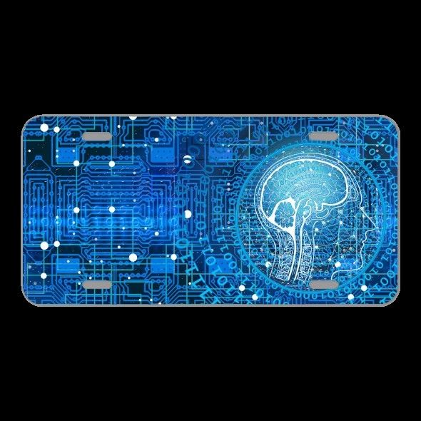 License Plate Novelty Car Front Web Network Programming