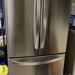 LG French Door Refrigerator And Freezer At The Bottom