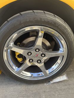 R17 Corvette rims with Firehawk tires
