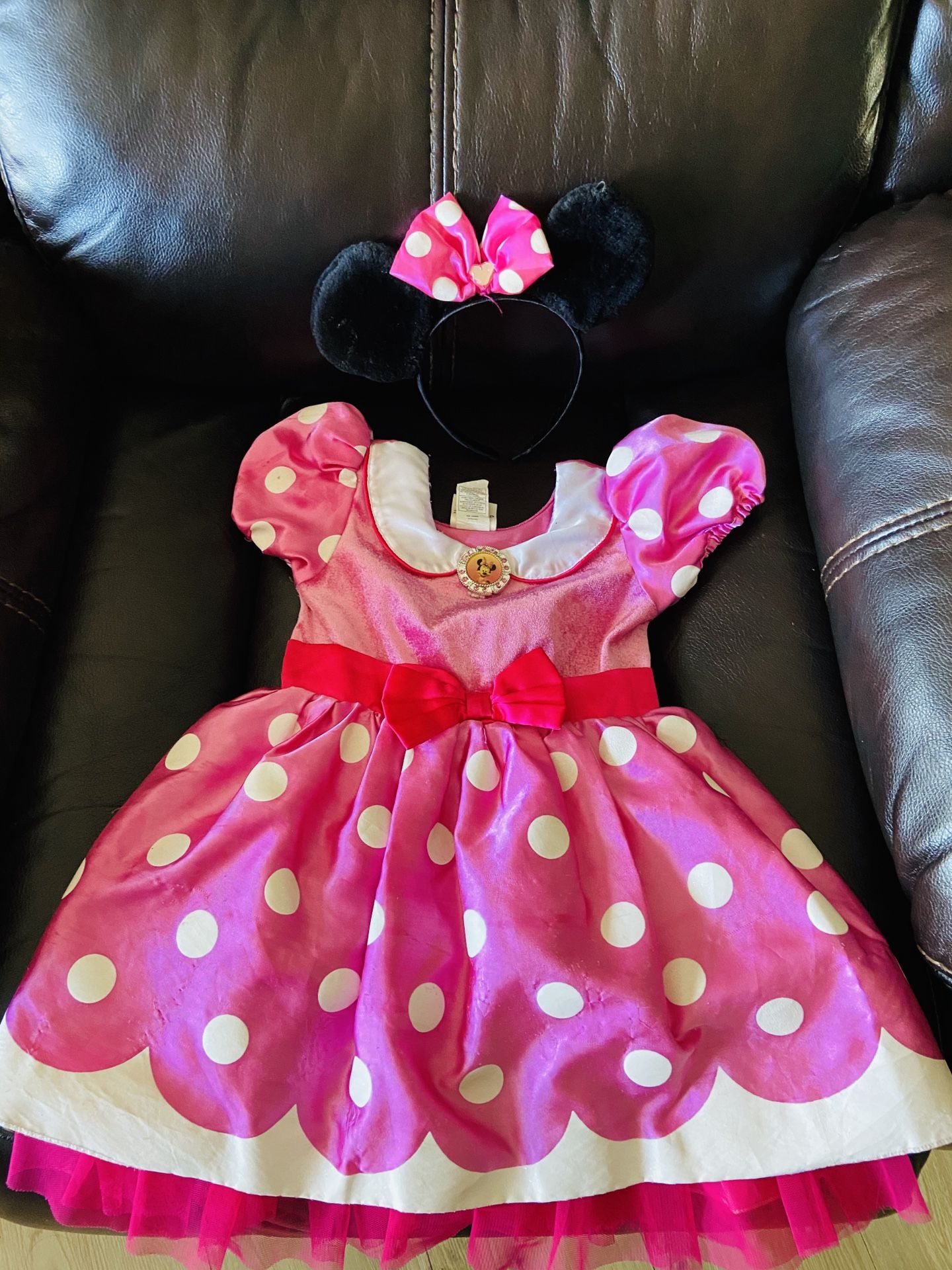 Disney Minnie Mouse Dress and ears head band