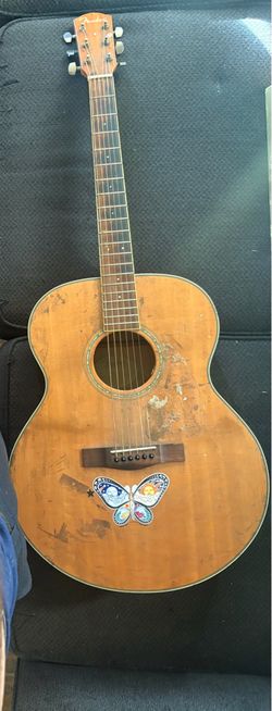 Fender jumbo acoustic guitar NAT