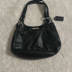 Coach - Black Leather Handbag