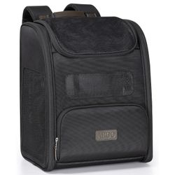 Traveler's Choice Argo Tails of The Trail Pet Backpack Carrier, Black