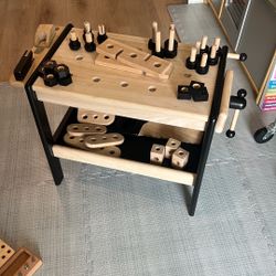 Toddler Wood Workbench 