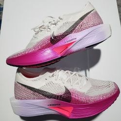 Nike ZoomX VaporFly Next% 3 'White Vivid Purple' DV4129-104 Men's Size 13or 12